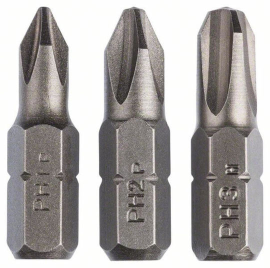 Phx25mm Schraubendreher-Bits 3 Stück Bosch