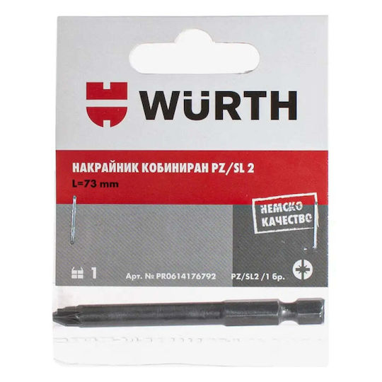 Bit Combinat Pz Sl 2 73mm Wurth