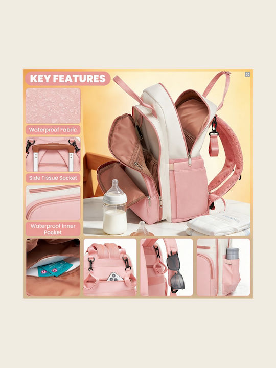 Miss Lulu Backpack Ροζ