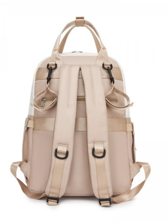 Miss Lulu Backpack Μπεζ