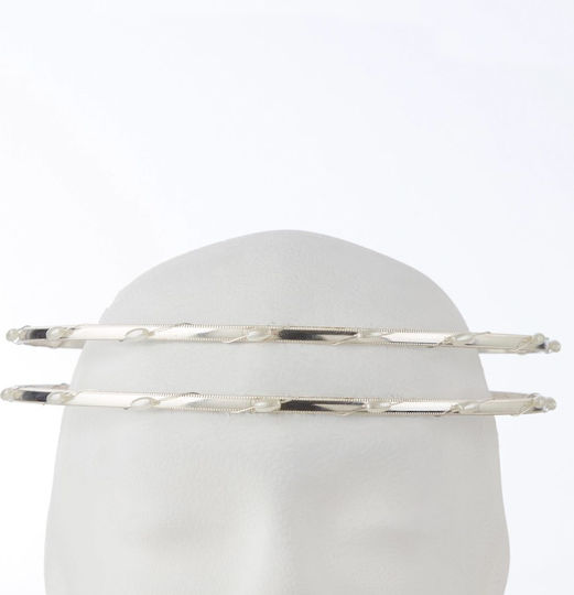 Handmade Silver Plated Wedding Crowns