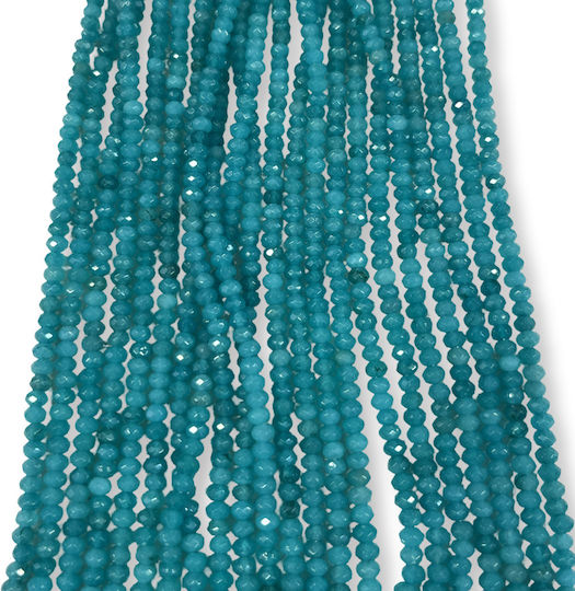 Jade Beads Tague Aqua Turquoise 3*4 Mm