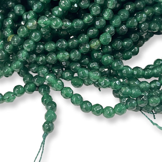 Jade Quartz Stone Green Beads 5mm
