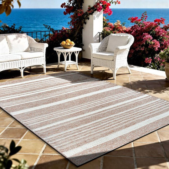 Newplan Canvas 2662b Wohnzimmer Teppich Rechteckig Beige 80x150cm