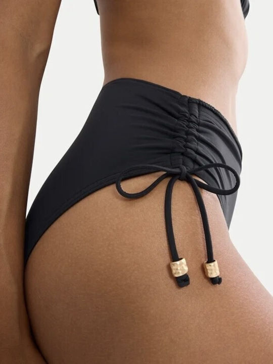 Bikinihosen Slip Schwarz