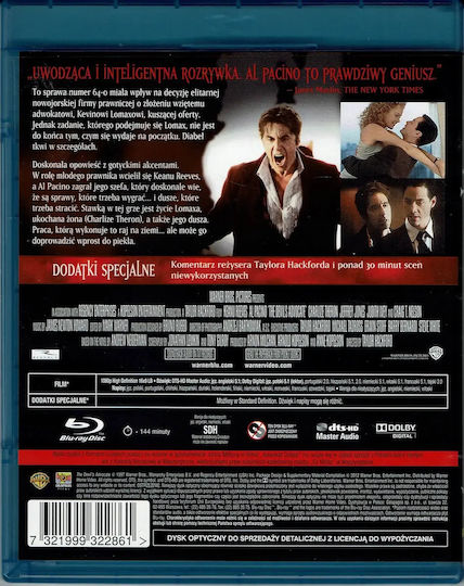 Devil's Advocate Blu-ray Disc