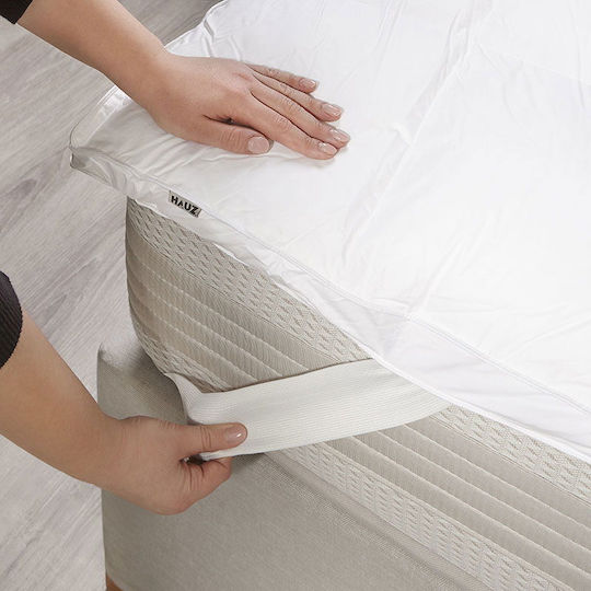 Hauz Matratzentopper Royal Halb-Doppel Polyester mit Gummibändern 120x200cm