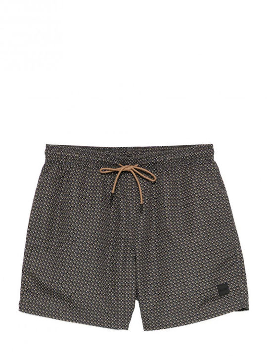 Vibe Men's Swimwear Shorts Jetblack With Patterns