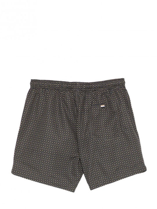Vibe Men's Swimwear Shorts Jetblack With Patterns