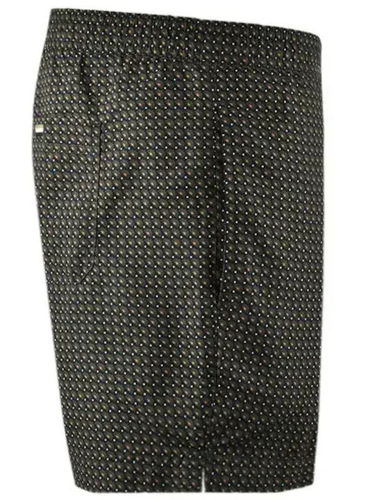 Vibe Men's Swimwear Shorts Jetblack With Patterns