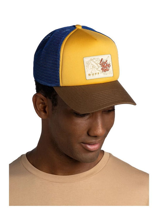Buff Kids' Hat Jockey Fabric Trucker Yellow