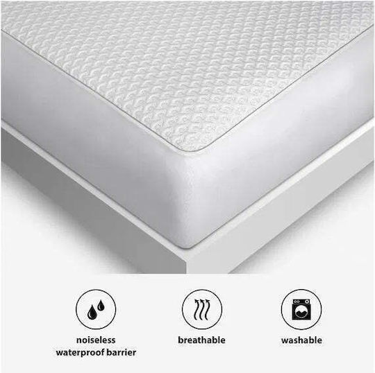 Bedgear Protecție pentru Saltea Queen cu Fustă Ver-Tex Alb 160x200cm