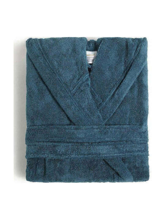 Aigaion Nua Bathrobe with Hood Ocean 320gr/m²