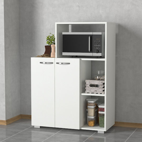 Подов Шкаф Бял 90x40x123см