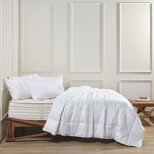 Hauz Пухено Единично с Пълнеж Microfiber 170x230бр Бял