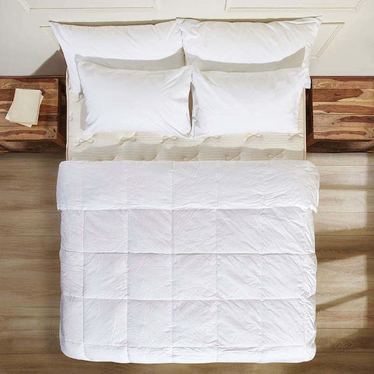 Aigaion Duvet King Size 260x240cm Nanofiber White 300 GSMGsm