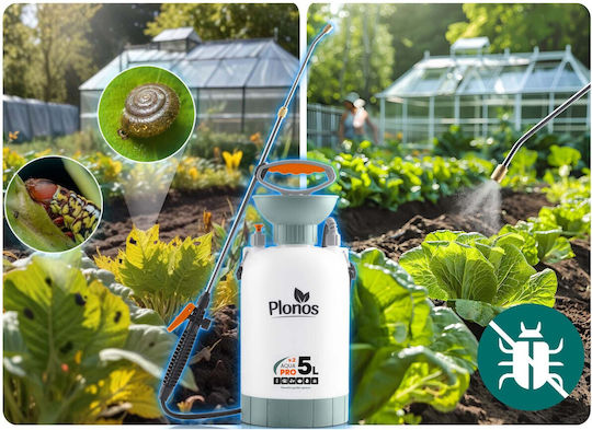 Plonos Pressure Sprayer with 5lt Capacity 2.76bar in Gray Colour