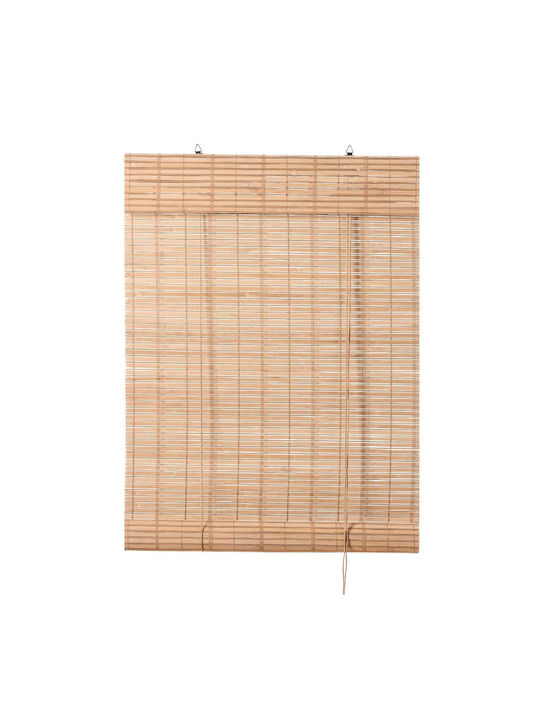 Jaluzea De Umbrit Din Bambus Culoare Maro Lățime 120xÎnălțime 160cm