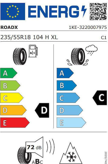 RoadX 235/55R18 104H Χειμερινό Λάστιχο Αυτοκινήτου