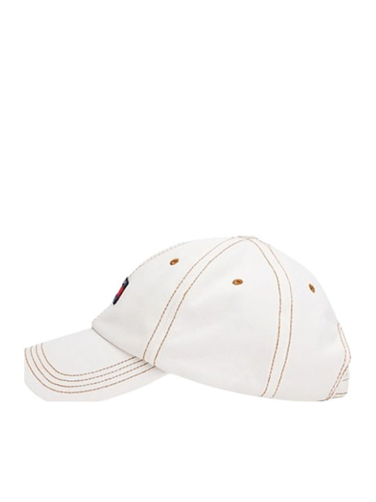 Tommy Jeans Heritage Denim Cap Denim White