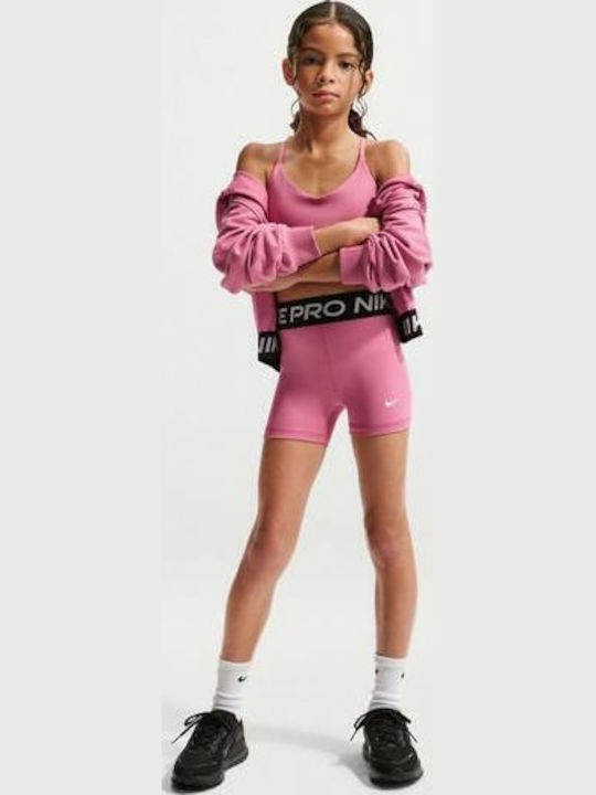 Kids Legging Sports Short Dri-Fit Pink/Black/White