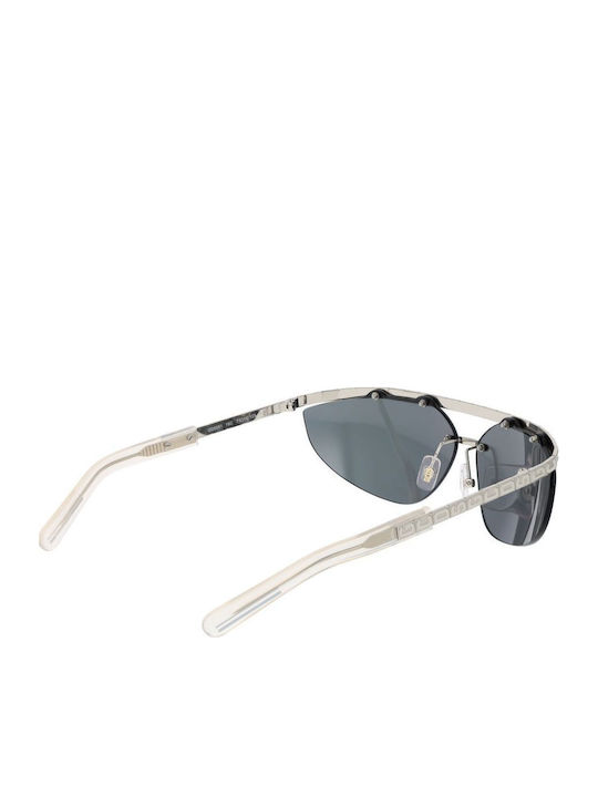 GCDS Unisex Sunglasses with Silver Metallic Frame and Silver Mirror Lens GC-1066169