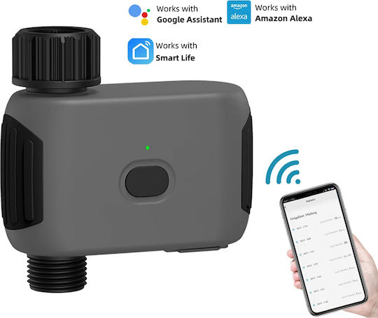 Inhocon Bewässerungsprogrammierer Armatur Batterie 1 Ausgabe mit Wi-Fi