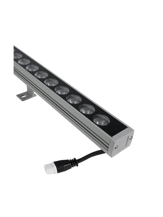 GloboStar Washerpanda Outdoor Floor Lamp LED Wall Washer 36W with Warm White Light IP67 White