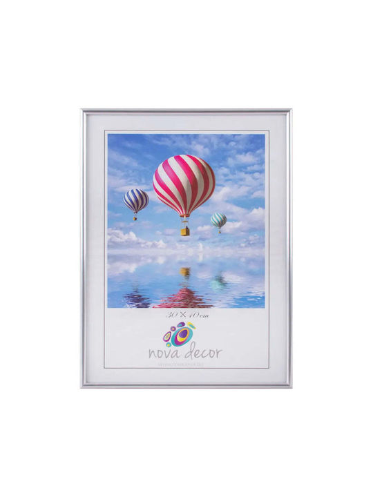 Rama Foto Din Plastic Cu Ramă Argintie
