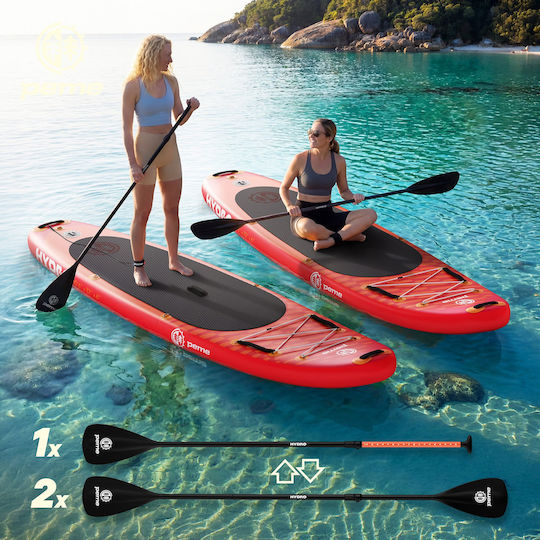 Peme Hydro Φουσκωτή Σανίδα SUP με Μήκος 3.2m Sunset Orange