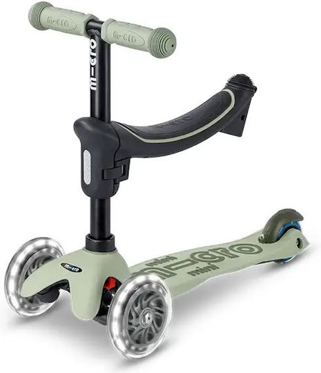 Micro Kinderroller Mini2Grow Deluxe LED 2.0 3-Rad Olive Sage