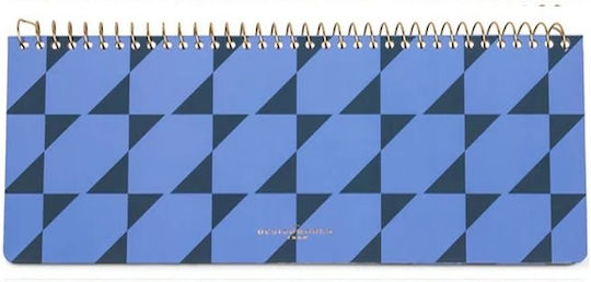 Εβδομαδιαίο Πλάνο Σπιράλ Navy Blue 12.5x30 Designworks Ink