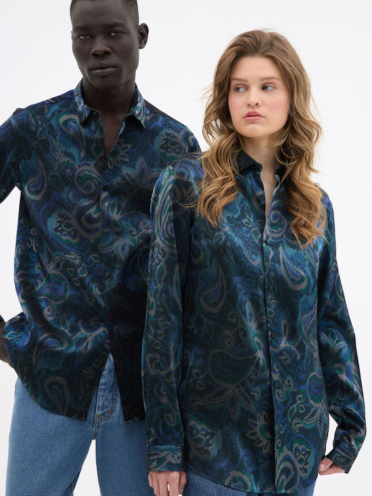 Long Sleeve Blue Shirt