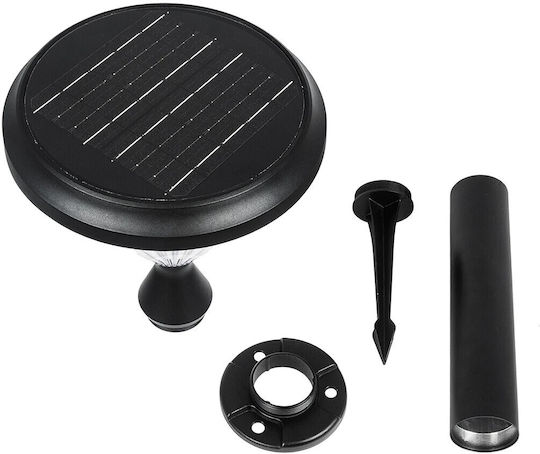 GloboStar Veggie Ηλιακό Φωτιστικό Δαπέδου Κολωνάκι 10W 500lm Ψυχρό Λευκό 6000K με Φωτοκύτταρο IP65 26x26x60εκ.