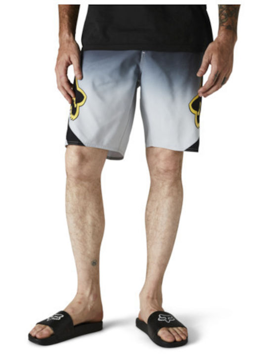 Venz 19 Men's Swimwear Bermuda Light Grey with Patterns