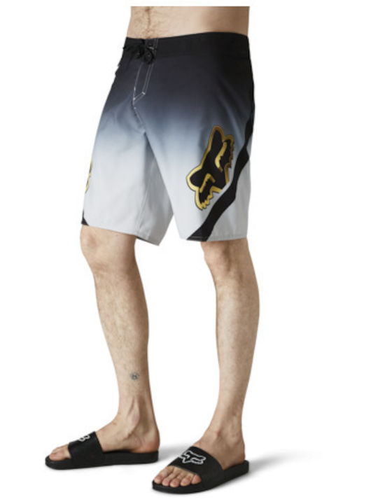 Venz 19 Men's Swimwear Bermuda Light Grey with Patterns
