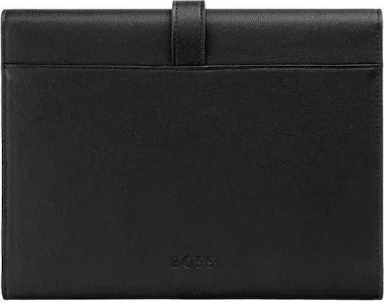 Hugo Boss Double B Folder A5 Black & Gold