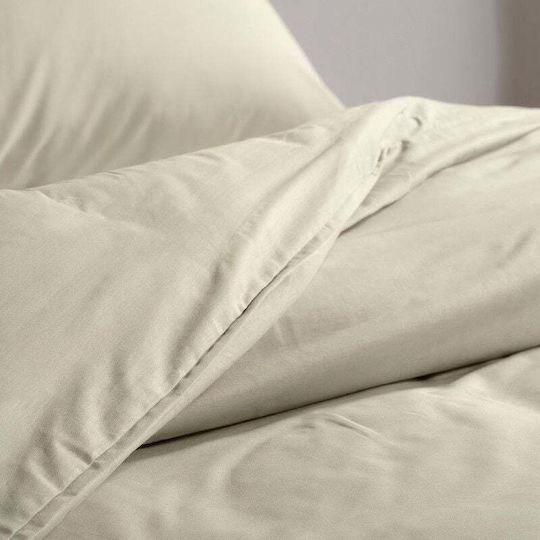 Cannon Duvet Cover Cotton Single 170x250 Cotton Fresh Pelican