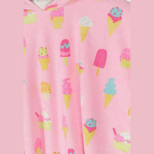 Beach Poncho Pink Minoti