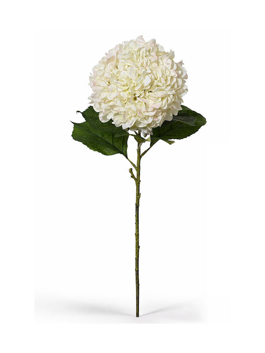White Hydrangea Flower Petals 27x27x106cm Monochrome Kaeming