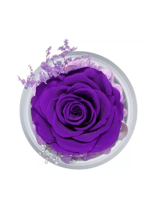 Handgefertigtes Allerseelen Rose Engel Glasgefäß