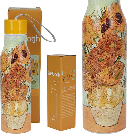 Duo-Gift Thermosflasche Rostfreier Stahl 500ml Sunflowers