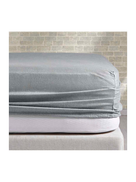 Cannon Bettbezug-Set Einzelbett mit Kissenbezug 170x250 Ash Grey