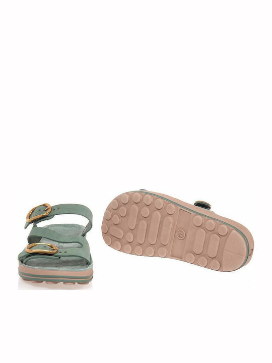 Marta Leather Women's Anatomic Sandals Turquoise