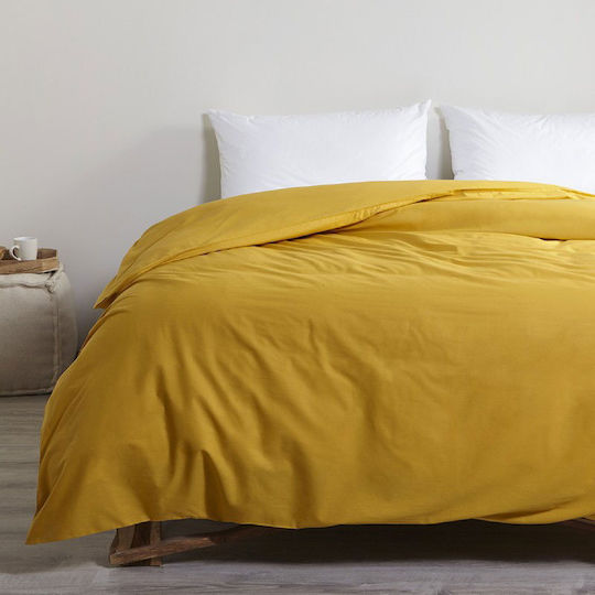 Cannon Fresh Cotton Double Duvet Cover 230x250 Fresh Tawny Olive