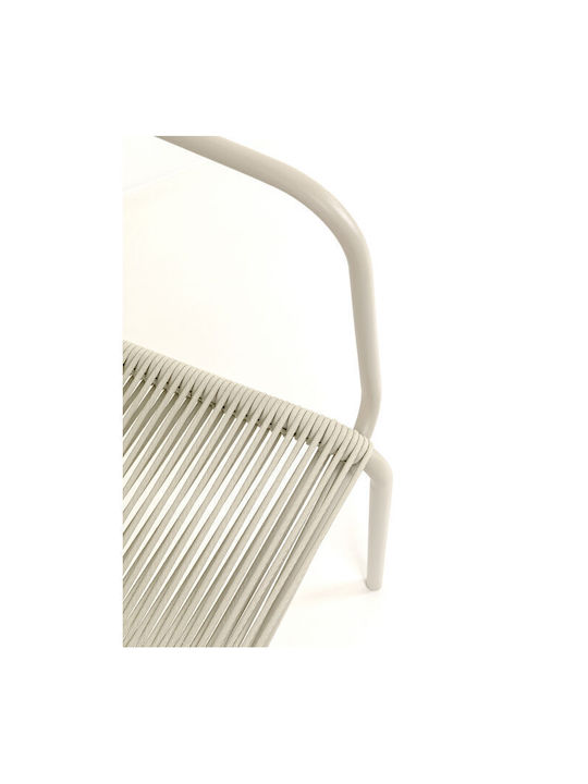Metallic Dining Room Chair Gray 54x57x84cm
