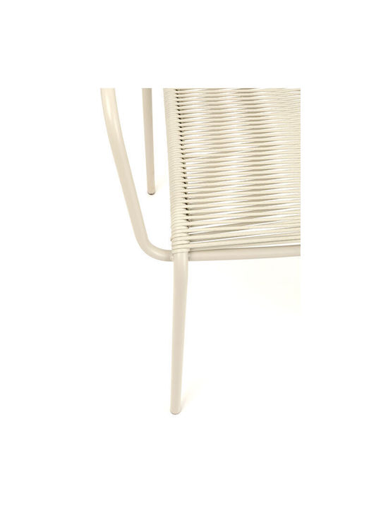 Metallic Dining Room Chair Gray 54x57x84cm