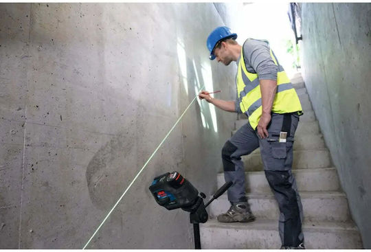 Bosch GCL Γραμμικό Αλφάδι Laser Πράσινης Δέσμης με Εύρος Εργασίας 25m