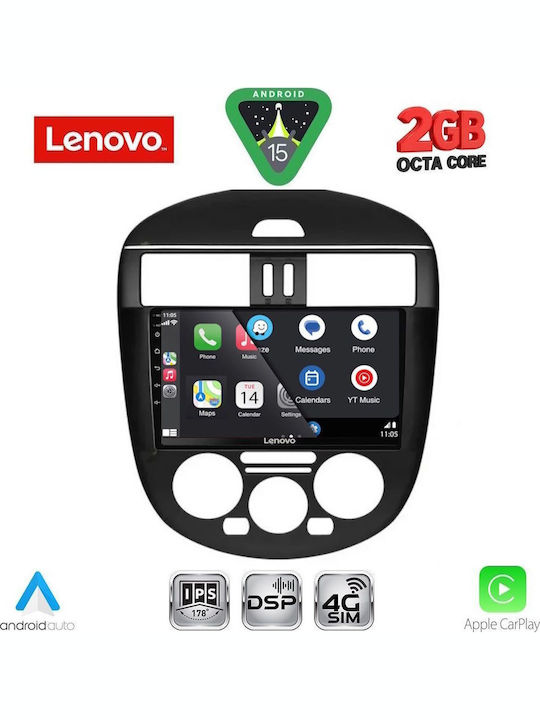 Digital IQ Car Audio System for Nissan Tiida 2013-2023 with A/C Bluetooth USB AUX WiFi GPS Apple CarPlay Android Auto with 9" Touch Screen