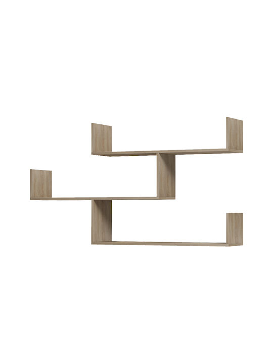 Ράφι Τοίχου Tiber Sonoma 120x22x67εκ.
